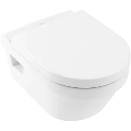 Villeroy&Boch Architectura Унитаз 37х53х33см., подвесной, безободковый, в комплекте сиденье c микролифтом, цвет: альпийский белый