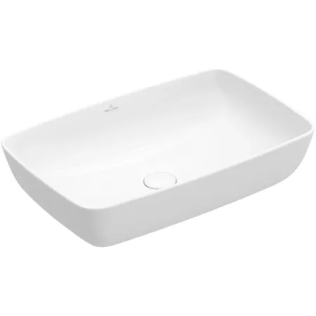 Villeroy&Boch Artis Раковина 58х38.5х12.5см., накладная, без отв., без перелива, TitanCeram, цвет: альпийский белый