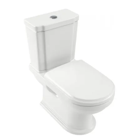 Villeroy&Boch Hommage Унитаз-моноблок 37х72.5х39см., крепеж в комплекте, CeramicPlus, цвет: белый
