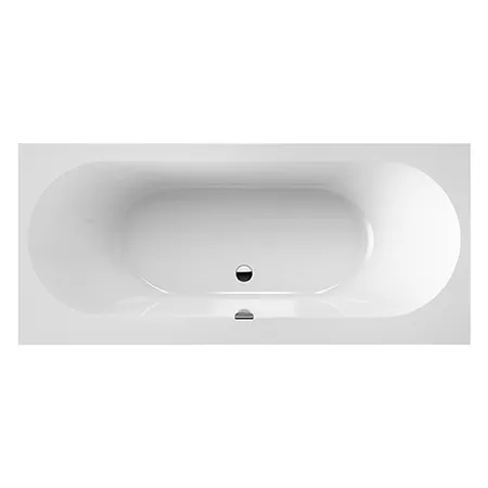Villeroy&Boch Oberon 2.0 Ванна встраиваемая, 170x75 см, прямоугольная, слив-перелив хром в комплекте , цвет: белый