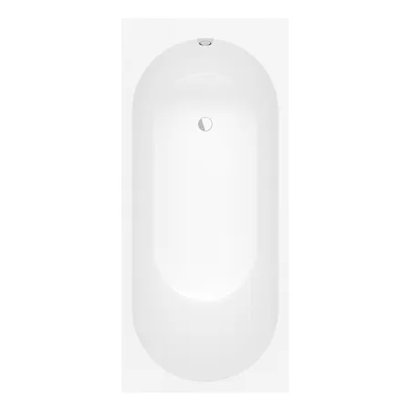 Villeroy&Boch Oberon 2.0 Ванна встраиваемая 180x80см, слив сбоку, материал: Quaryl, цвет: альпийский белый