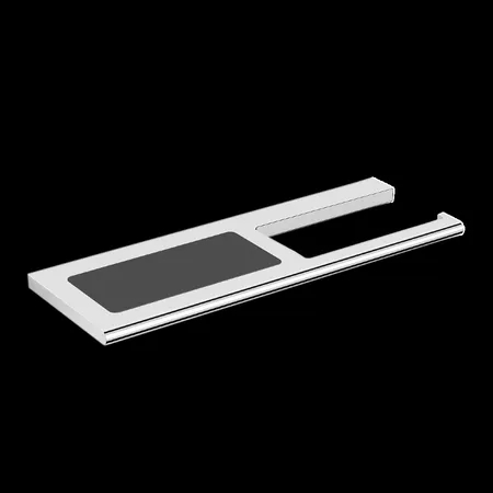 Бумагодержатель LANGBERGER ACCESSORIES 38043D подвесной с полкой ANTI-SLIP цвет хром